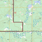 US Forest Service - Topo Bulldog Lake, MI FSTopo Legacy digital map