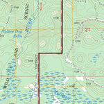 US Forest Service - Topo Bulldog Lake, MI FSTopo Legacy digital map