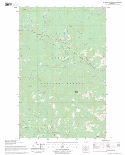 US Forest Service - Topo Bulldog Mountain, WA FSTopo Legacy digital map