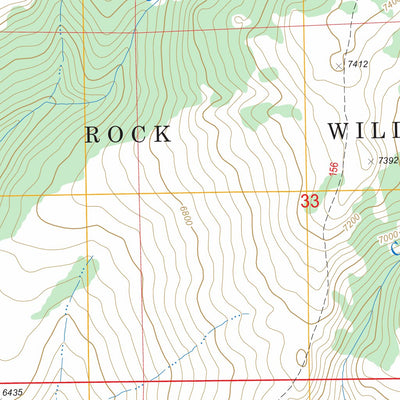 US Forest Service - Topo Bullrun Rock, OR FSTopo Legacy digital map