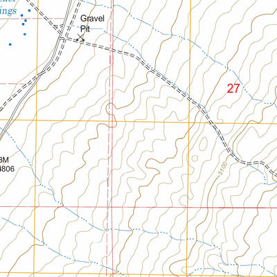 US Forest Service - Topo Bullwhacker Springs, NV FSTopo Legacy digital map