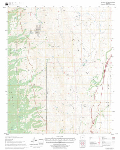 US Forest Service - Topo Bumble Bee, AZ FSTopo Legacy digital map