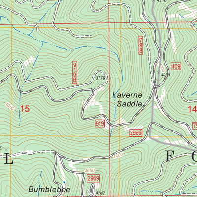 US Forest Service - Topo Bumblebee Peak, ID FSTopo Legacy digital map