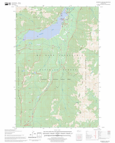 US Forest Service - Topo Bumping Lake, WA FSTopo Legacy digital map