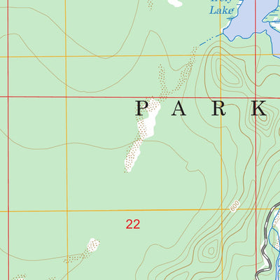 US Forest Service - Topo Bunch Lake, WA FSTopo Legacy digital map