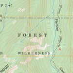 US Forest Service - Topo Bunch Lake, WA FSTopo Legacy digital map