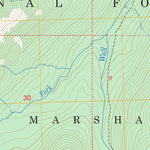 US Forest Service - Topo Bungalow Mountain, MT FSTopo Legacy digital map