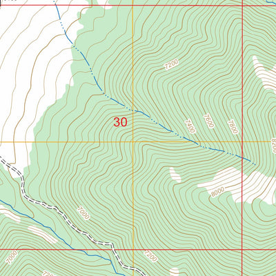 US Forest Service - Topo Bunker Hill, NV FSTopo Legacy digital map