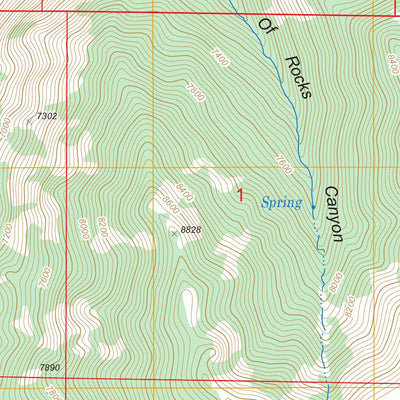 US Forest Service - Topo Bunker Hill, NV FSTopo Legacy digital map