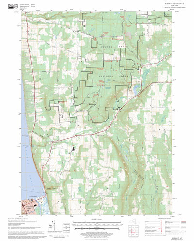 US Forest Service - Topo Burdett, NY FSTopo Legacy digital map