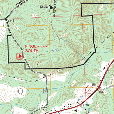 US Forest Service - Topo Burdett, NY FSTopo Legacy digital map