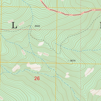 US Forest Service - Topo Burgdorf Summit, ID FSTopo Legacy digital map