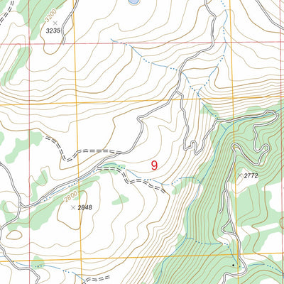 US Forest Service - Topo Burge Mountain, WA FSTopo Legacy digital map