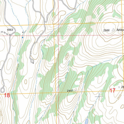 US Forest Service - Topo Burge Mountain, WA FSTopo Legacy digital map