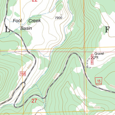 US Forest Service - Topo Burgess Junction, WY FSTopo Legacy digital map