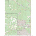 US Forest Service - Topo Burke, ID - MT FSTopo Legacy digital map