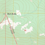 US Forest Service - Topo Burn Butte, OR FSTopo Legacy digital map