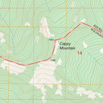 US Forest Service - Topo Burn Butte, OR FSTopo Legacy digital map