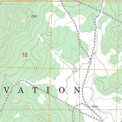 US Forest Service - Topo Burned Timber Canyon, NM FSTopo Legacy digital map