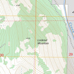 US Forest Service - Topo Burney, CA FSTopo Legacy digital map