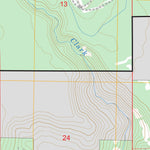 US Forest Service - Topo Burney Falls, CA FSTopo Legacy digital map
