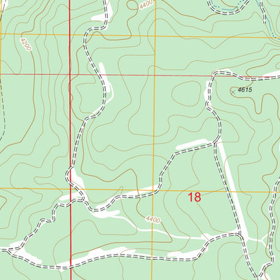 US Forest Service - Topo Burney Mountain West, CA FSTopo Legacy digital map
