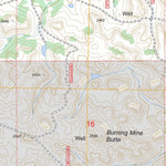 US Forest Service - Topo Burning Mine Butte, ND FSTopo Legacy digital map