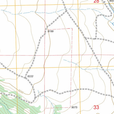 US Forest Service - Topo Burns North, CO FSTopo Legacy digital map
