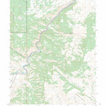 US Forest Service - Topo Burns South, CO FSTopo Legacy digital map