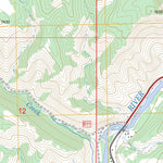 US Forest Service - Topo Burns South, CO FSTopo Legacy digital map