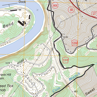 US Forest Service - Topo Burnside, KY FSTopo Legacy digital map