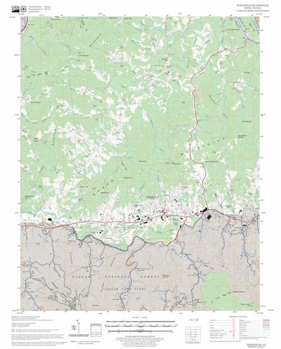 US Forest Service - Topo Burnsville, NC FSTopo Legacy digital map