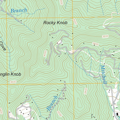 US Forest Service - Topo Burnsville, NC FSTopo Legacy digital map