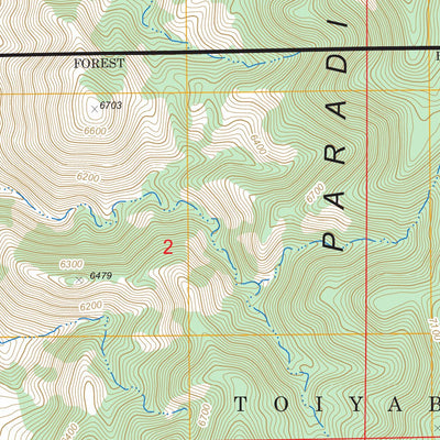 US Forest Service - Topo Burnt Cabin Summit, NV FSTopo Legacy digital map