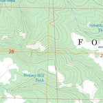 US Forest Service - Topo Burnt Corral Canyon, NM FSTopo Legacy digital map