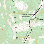 US Forest Service - Topo Burnt Fork Lake, MT FSTopo Legacy digital map