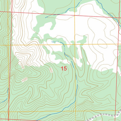 US Forest Service - Topo Burnt Hill, WA FSTopo Legacy digital map