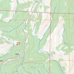 US Forest Service - Topo Burnt Hill, WA FSTopo Legacy digital map