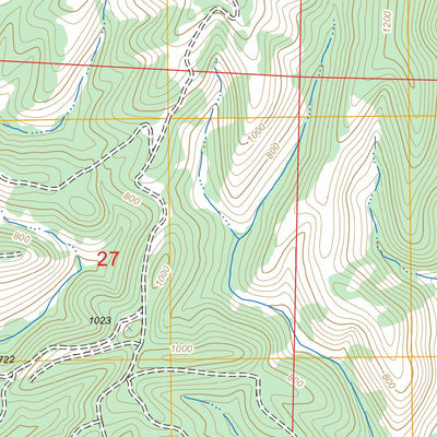 US Forest Service - Topo Burnt Hill, WA FSTopo Legacy digital map