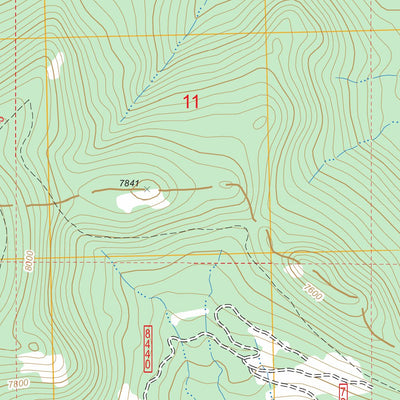 US Forest Service - Topo Burnt Mountain, MT FSTopo Legacy digital map