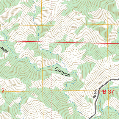 US Forest Service - Topo Burnt Peak, CA FSTopo Legacy digital map