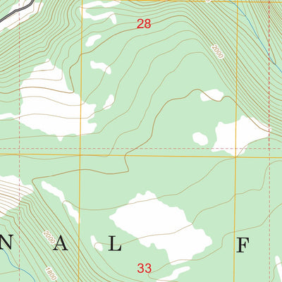 US Forest Service - Topo Burnt Peak, WA FSTopo Legacy digital map