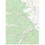 US Forest Service - Topo Burnt Ridge, MT FSTopo Legacy digital map