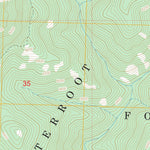 US Forest Service - Topo Burnt Strip Mountain, ID FSTopo Legacy digital map