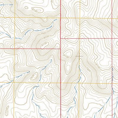 US Forest Service - Topo Burntfork, WY FSTopo Legacy digital map
