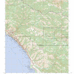 US Forest Service - Topo Burro Mountain, CA FSTopo Legacy digital map