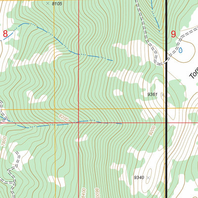 US Forest Service - Topo Burrville, UT FSTopo Legacy digital map