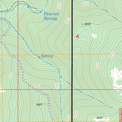 US Forest Service - Topo Burrville, UT FSTopo Legacy digital map