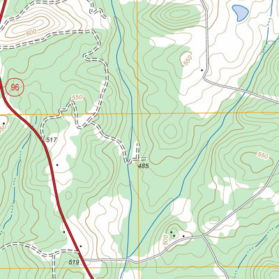 US Forest Service - Topo Bush River, SC FSTopo Legacy digital map