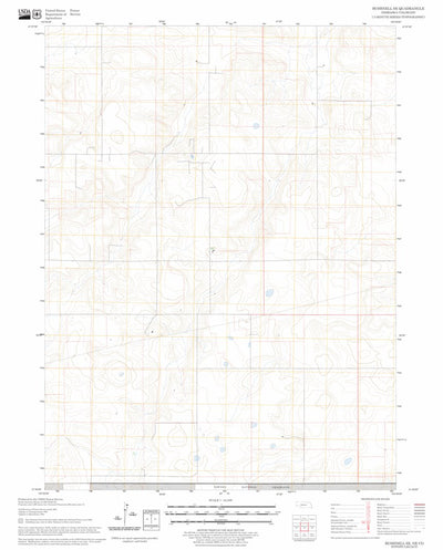 US Forest Service - Topo Bushnell SE, NE - CO FSTopo Legacy digital map